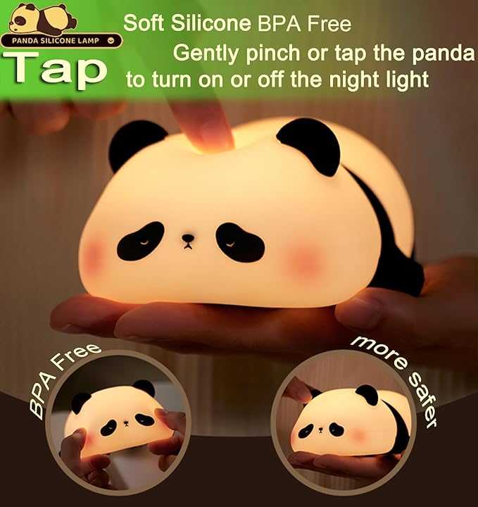 Cute Panda Night Light